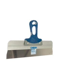 Шпатель 350 мм 2к ручка фасадный нерж. СИБИН