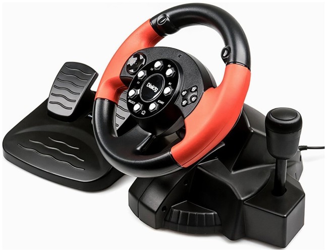 Игровой руль E-Racer GW-225VR Black/Red