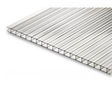 Поликарбонат сотовый прозр. 4мм