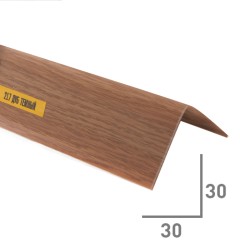 Угол 25*25мм 1,8м дуб темный