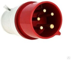 Вилка кабельная 32А 3Р+N 025 переносная 380В IP44 ИЭК