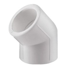 Угольник (45) D-40 белый