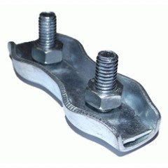 Зажим троса оцин. двойной 5мм