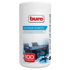 Салфетки чист. влаж. BURO BU-TSURL 100 шт туба