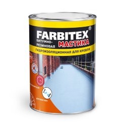 Мастика битумная гидроизоляционная Farbitex 2,0кг.