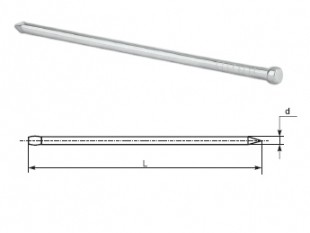 Гвозди оц. 1,8*50 фин. ГОСТ 7811-7035