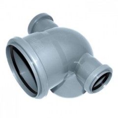 Колено 110 с отводом 50 угол 90 правый+левый