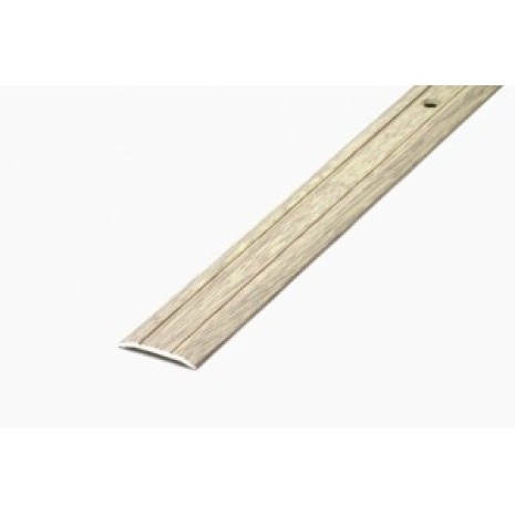 Порог-стык 37мм 1,35м дуб беленый