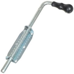 Засов полуавтомат гаражный ДОМАРТ 220мм