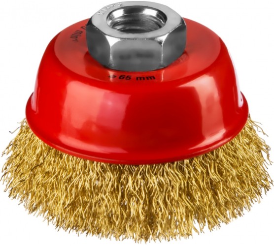 Щетка Mirax чашка круч. проволока d 60мм, 35142-060