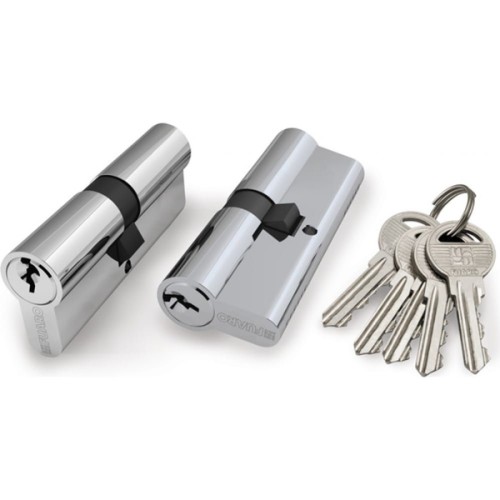 Fuaro Цилиндровый механизм 100 ZA 80 mm /35+10+35/ CP хром 5 кл. 22289 купить по низкой цене с доставкой в интернет-магазине OZO