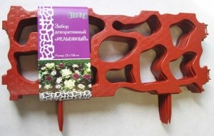 Заборчик сад Рельефный