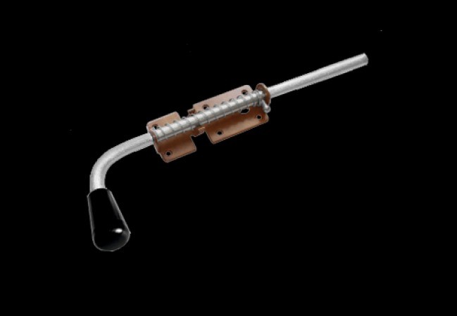 Засов с пружиной ДОМАРТ 300мм