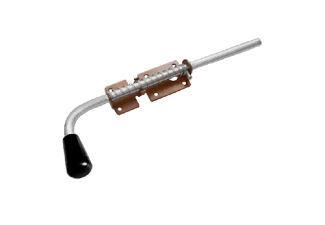 Засов с пружиной ДОМАРТ 300мм