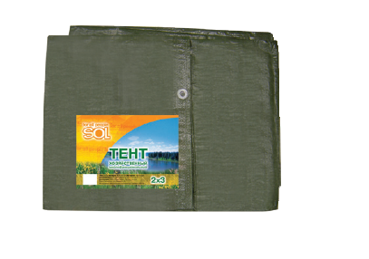 Тент 2*3 Tramp Lite (зеленый терпаулинг)