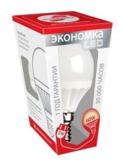 Лампа светодиод. 5W Е14 GL45 230V 3000K ЭКОНОМКА
