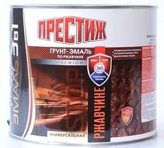 Грунт-эмаль Престиж по ржавч серая 1,9кг.