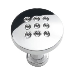 Ручка-кнопка ZY-59 хром 303426