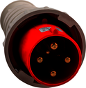 Вилка кабельная 63А 3P+PE переносная IP54 380В
