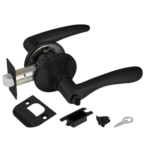 Защелка 6010 BL-B DK610 AJAX с фик. черный