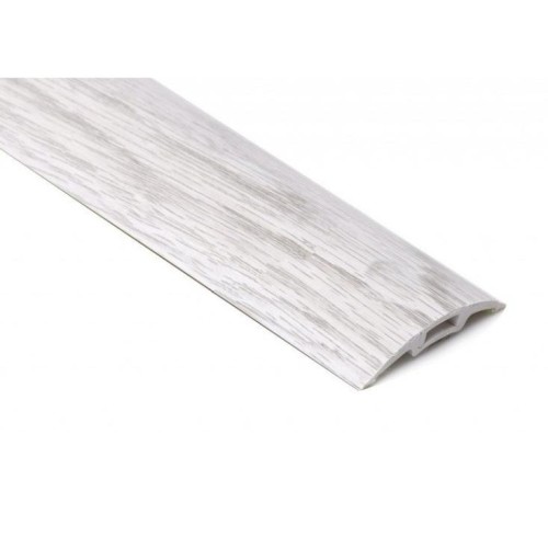 Порог-стык ПВХ 36мм 0,9м дуб айсберг с монтаж. каналом