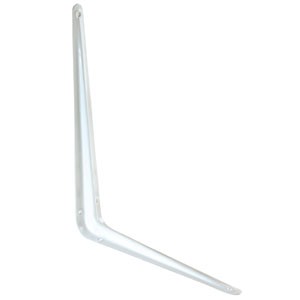 Уголок для полок 250*300 белый (10х12)