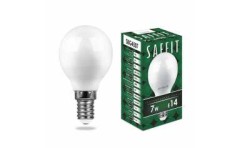 Лампа светодиод. 7W E27 бел мат. свеча