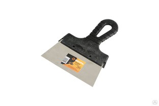 Шпатель 150 мм нерж с пласт. ручкой Вихрь