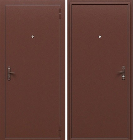 Дверь стальная Стройгост 5 РФ мет/мет (2050*960) левая