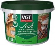 Лак VGT полиакрил матовый 0,9л бесцвет