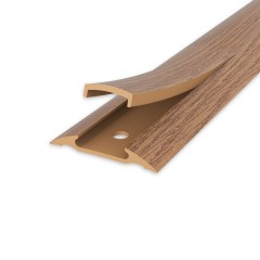 Порог-стык ПВХ 36мм 0,9м клен белый с монтаж. каналом