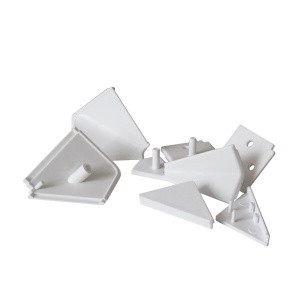 Заглушки к плинтус для столешницы белые 001