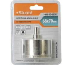 Коронка по керамогр. 68*70мм Sturm 1055-10-6870