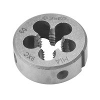 Плашка 14*2,0 круглая, для метрической резьбы ЗУБР Мастер