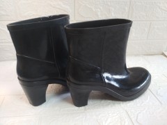 Сапоги жен. ПВХ короткие без утеп. 812-1