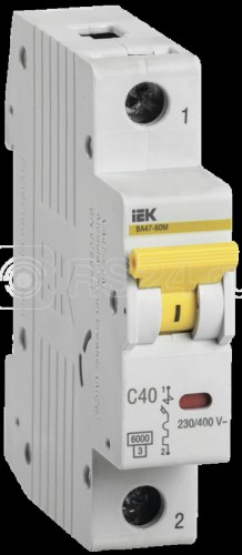 Выключатель авт. 1П С 6A BA47-60M 6kA MVA31-1-006-C