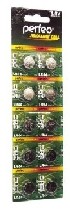 Элемент питания PERFEO G13 LR44-10BL A76