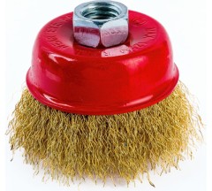 Щетка чашечная 65мм/М14волнист,проволока