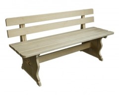 Лавка со спинкой 1500*400*440мм