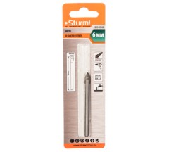 Сверло по каф. 6мм, шестигр хвостовик Sturm 5380102