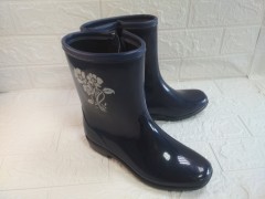 Сапоги жен. ПВХ короткие утеп. на молнии