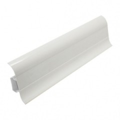 Плинтус ПВХ 1 Белый с каб.кан.с рез.краем