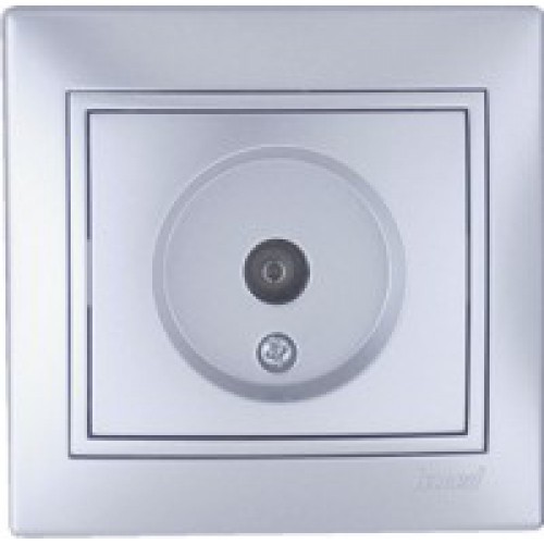 Розетка TV СП Мира оконечн. бел/бел. Lezard 701-0202-130