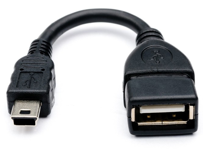 Кабель ATCOM АТ2821 USB2.0 AF - mini-B 5P OTG - 0.8м