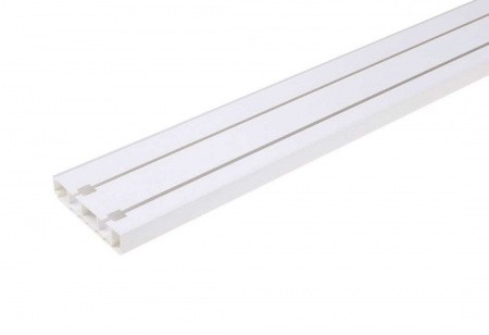 Карниз Ле-Гранд Стандарт бел. 4,0м (2 ряда)