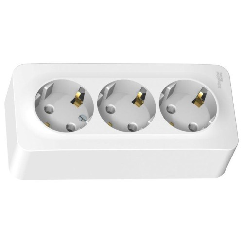 Розетка 3-м ОП BLANCA с/з BLNRA010311 белый