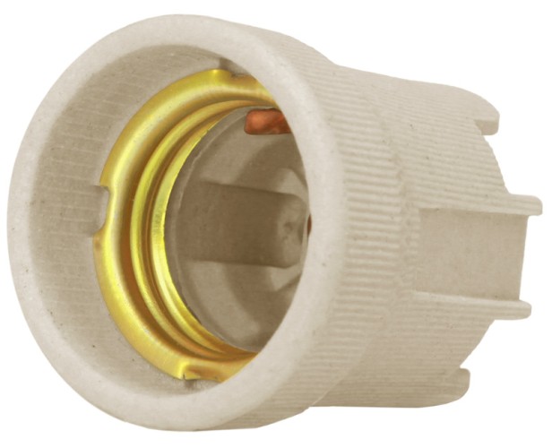 Патрон электр. E27 керам. подвесной 4А 250В