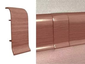 Плинтус ПВХ 3 Венге Мокко 912