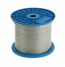 Трос в оплетке ПВХ 5/6 100м