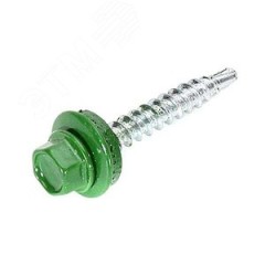 Саморез ШГК 4,8х29мм, Бело-зеленый 6019